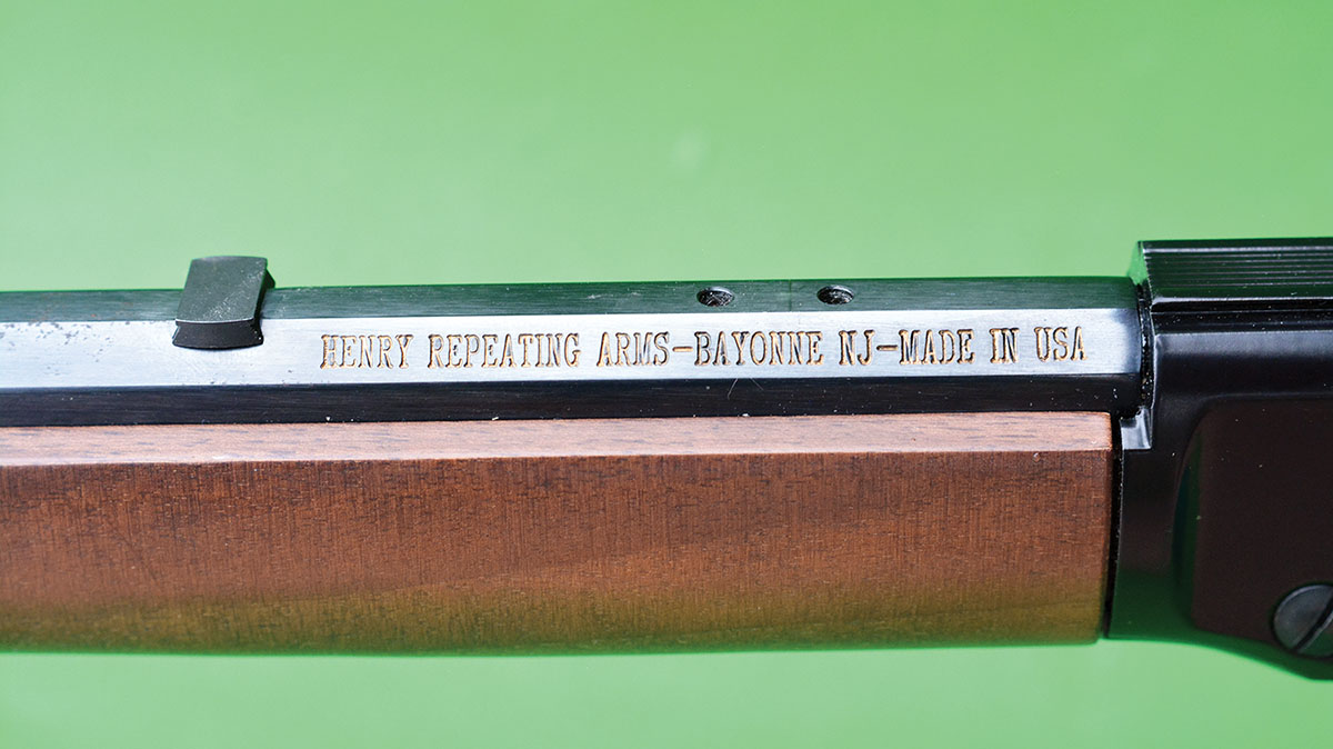 “HENRY REPEATING ARMS-BAYONNE NJ-MADE IN USA” barrel marking.